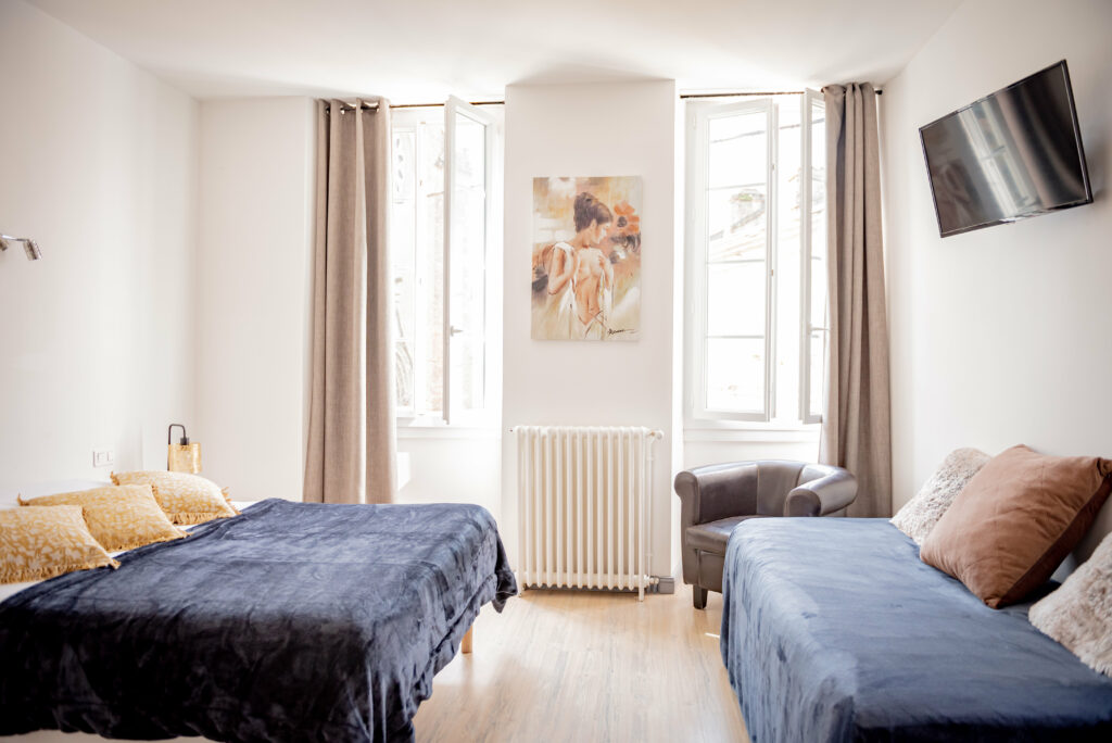 Chambre double Tournesol Hôtel Henri 4 Eauze