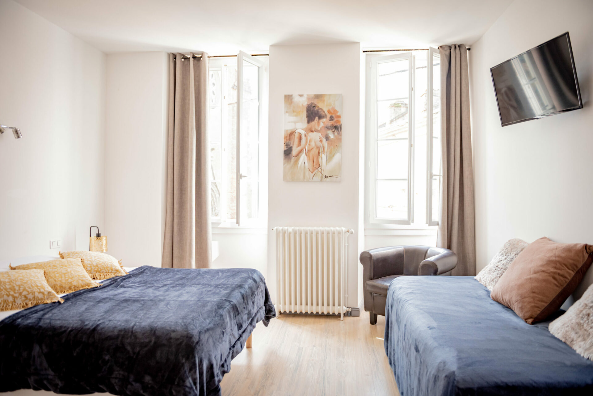 Chambre double Tournesol Hôtel Henri 4 Eauze